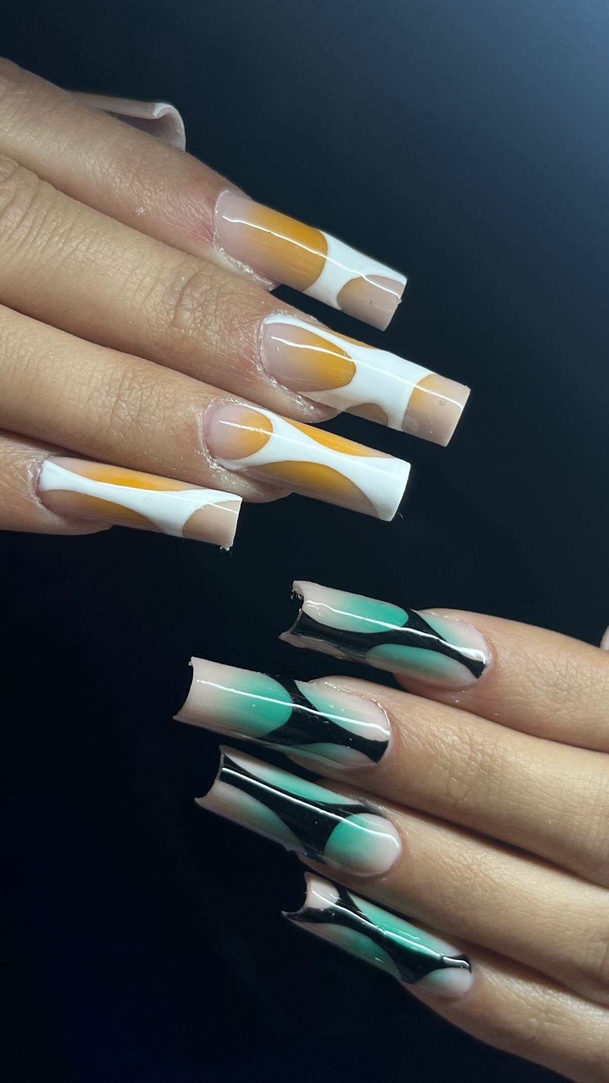 Trabalho de nail art da Filipa C Nail Designer