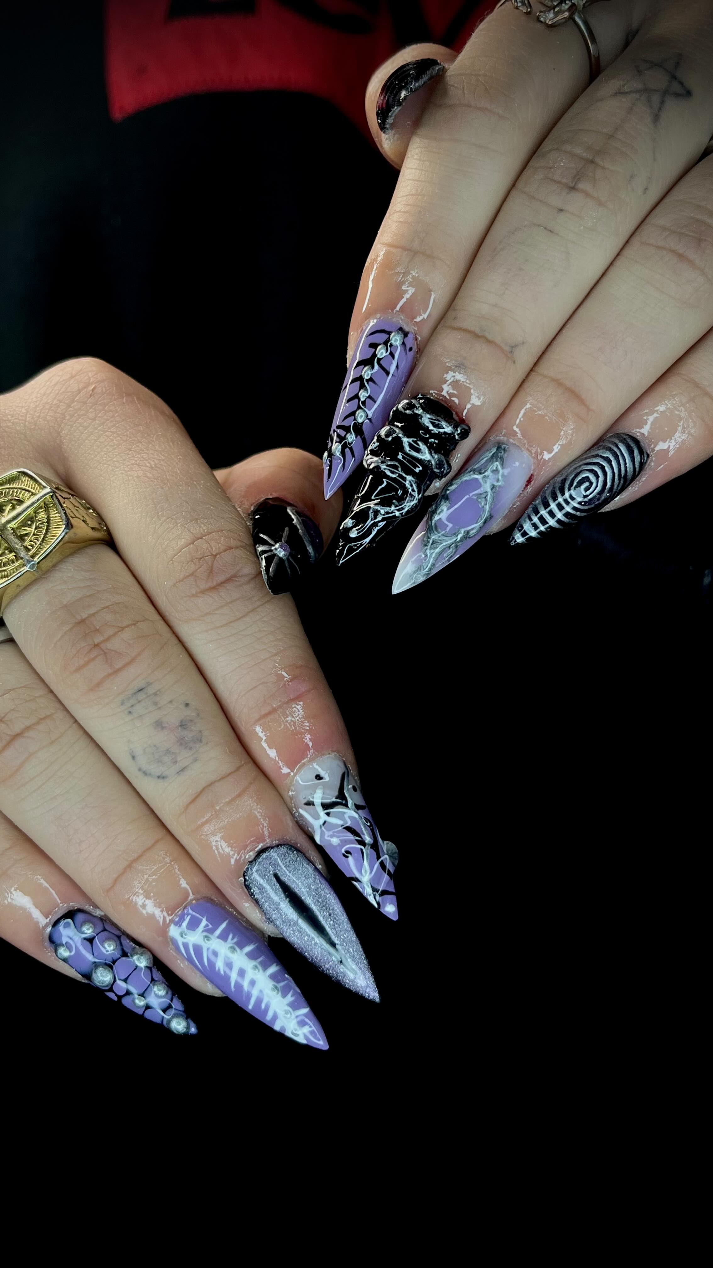 Trabalho de nail art — Filipa C Nail Designer